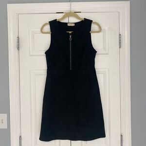 Altar’d state faux suede zip front sleeveless dress